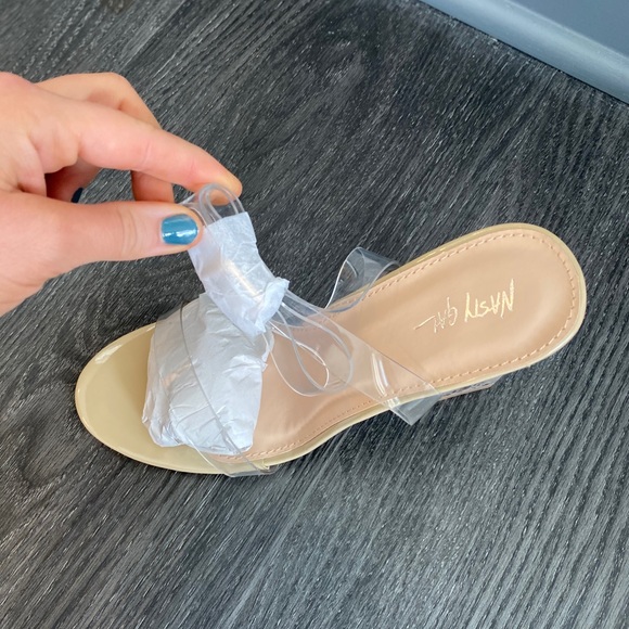 New Clear Block Heels - Picture 4 of 8